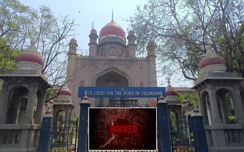  تلنگانہ ہائی کورٹ کی ویب سائیٹ ہیک